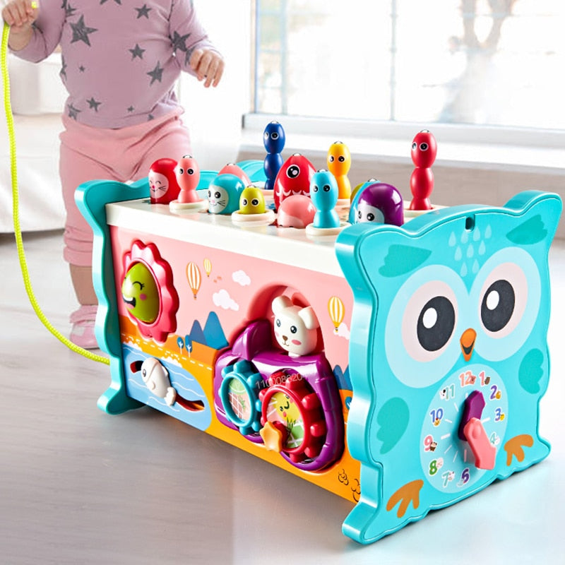 Jouets Montessori pour bébés, Cube d'activité sensorielle Jouets
