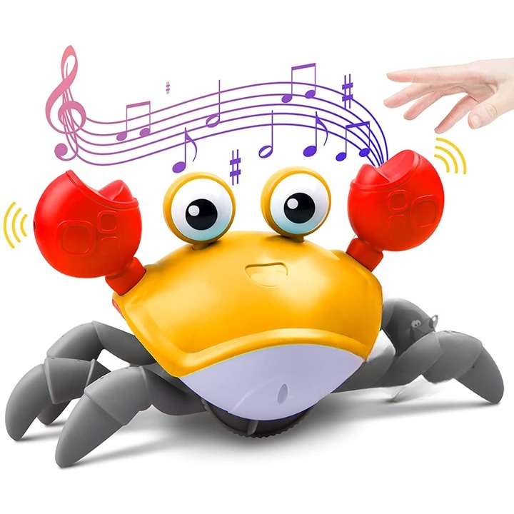 sébastien le crabe™ - le jouet crabe mobile avec capteurs d'obstacles